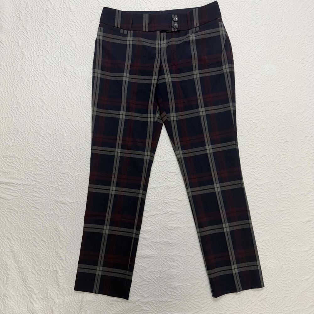 The Limited Plaid Ankle Pant